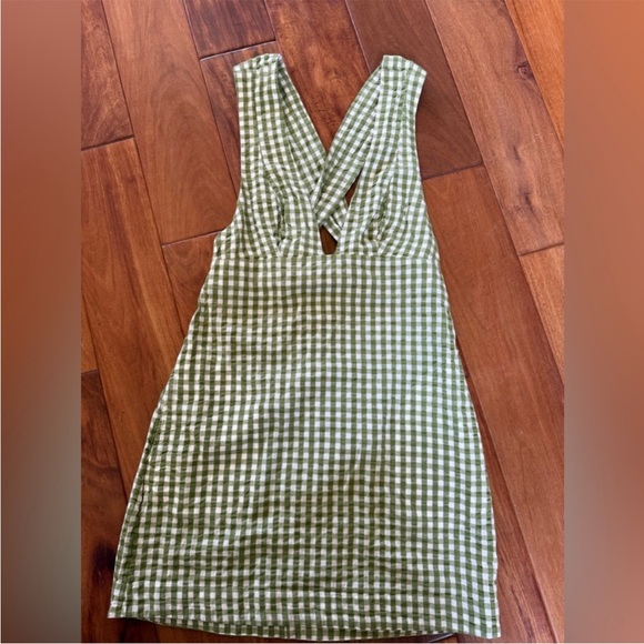 NWT Free People Dress Gingham Dress - Picture 4 of 10